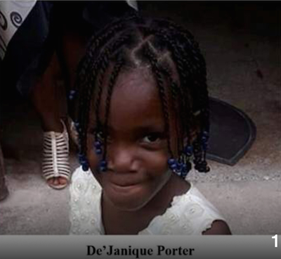 Seven year-old De’Janique Porter is missing