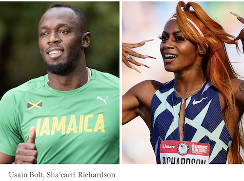 Bolt runs to Sha’Carri’s defence