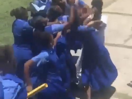 Jose Marti students ganged and beat the sister of a student who attempted to fight a student